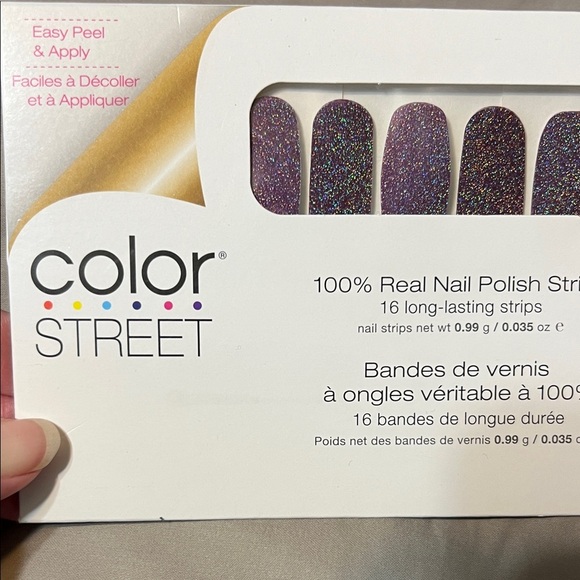 Color Street Sparkling Purple Nail Strips - Picture 2 of 4